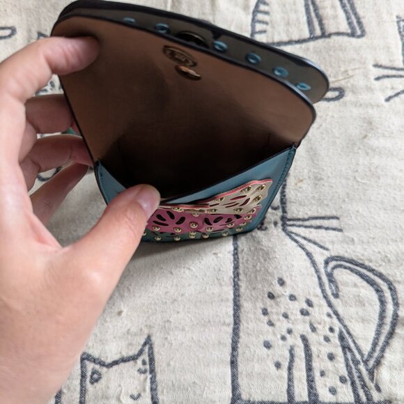 Mini leather purse - Picture 3 of 4